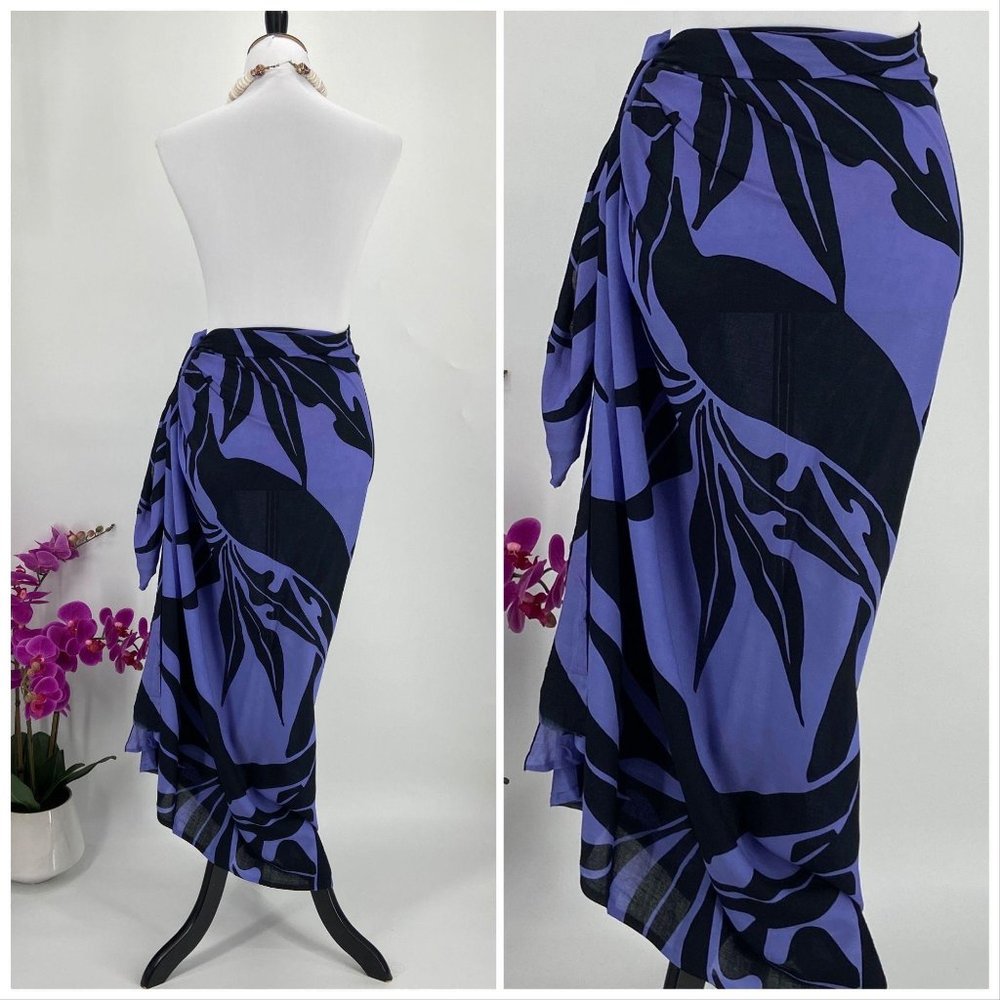 ✨HP✨SARONG Pareo Lavalava Beach Skirt Summer Scarf - Picture 4 of 5